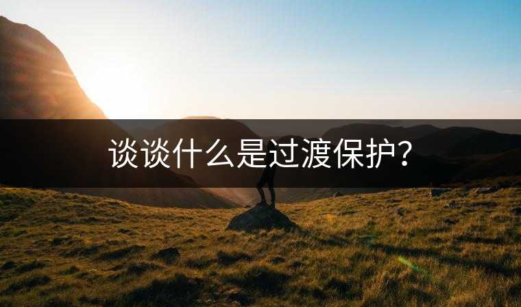 談?wù)勈裁词沁^(guò)渡保護(hù)？