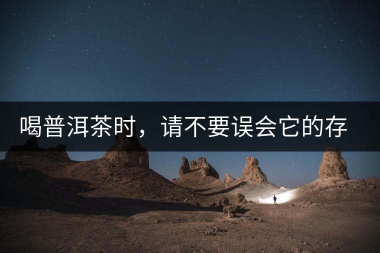 喝普洱茶時，請不要誤會它的存在