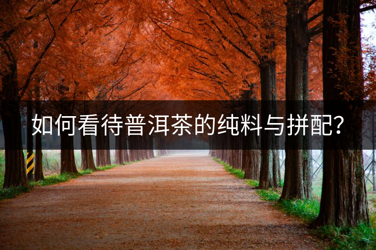 如何看待普洱茶的純料與拼配？
