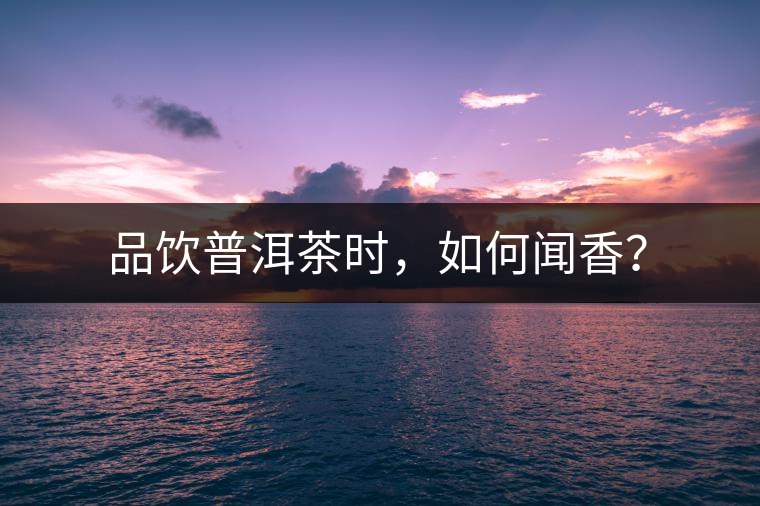品飲普洱茶時，如何聞香？
