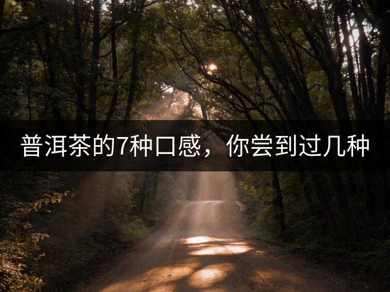 普洱茶的7種口感，你嘗到過幾種？