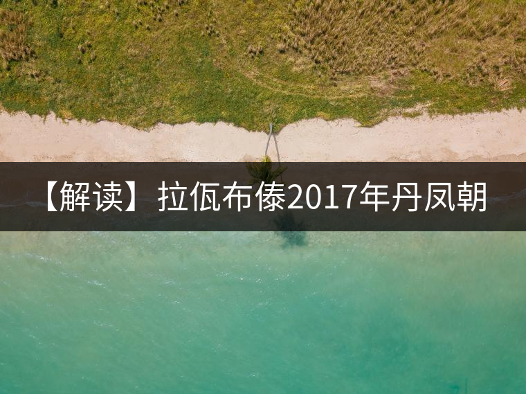 【解讀】拉佤布傣2017年丹鳳朝陽（生）