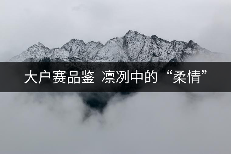 大戶賽品鑒  凜冽中的“柔情”