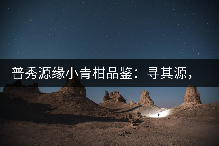 普秀源緣小青柑品鑒：尋其源，續(xù)柑與茶的美好緣分