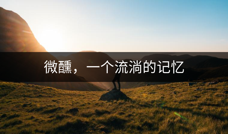 微醺，一個(gè)流淌的記憶