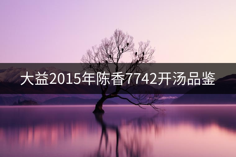 大益2015年陳香7742開湯品鑒