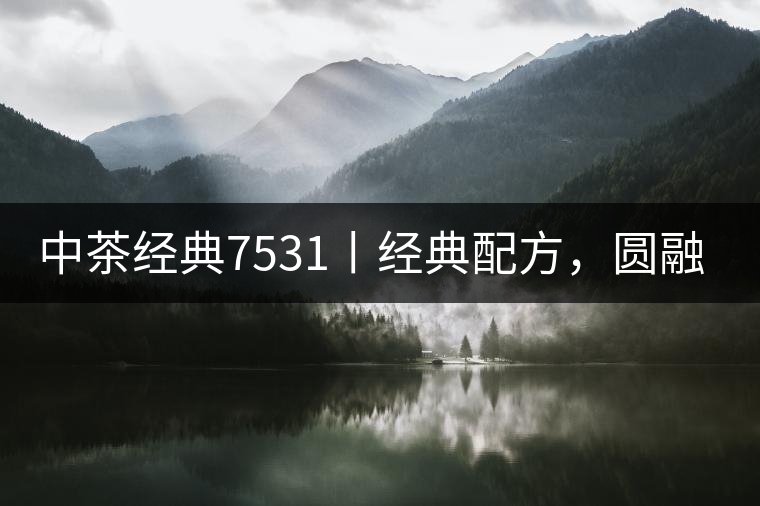 中茶經(jīng)典7531丨經(jīng)典配方，圓融自在