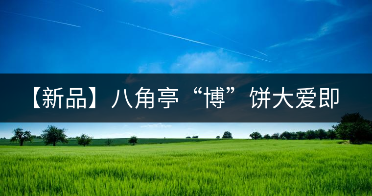 【新品】八角亭“博”餅大愛(ài)即將上市