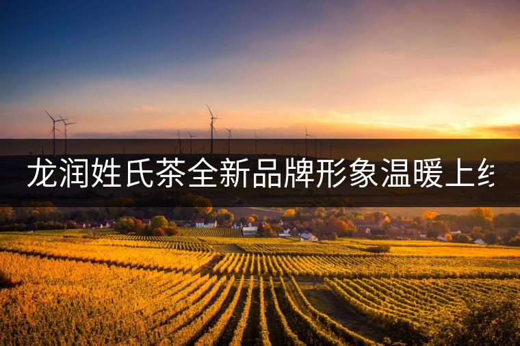 龍潤姓氏茶全新品牌形象溫暖上線！