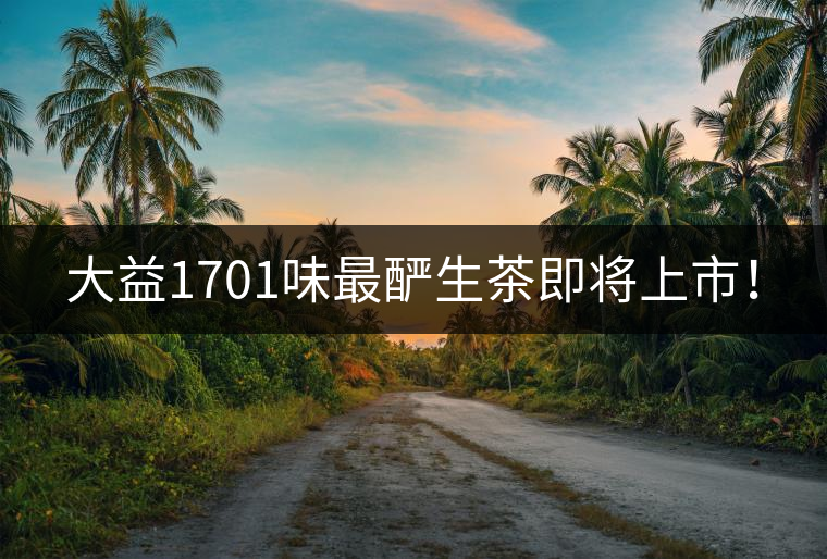 大益1701味最釅生茶即將上市！