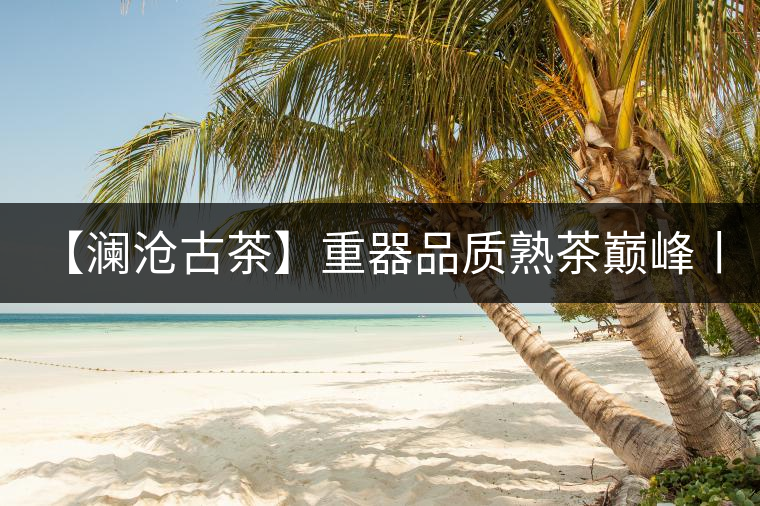 【瀾滄古茶】重器品質(zhì)熟茶巔峰丨第八代0085震撼上市