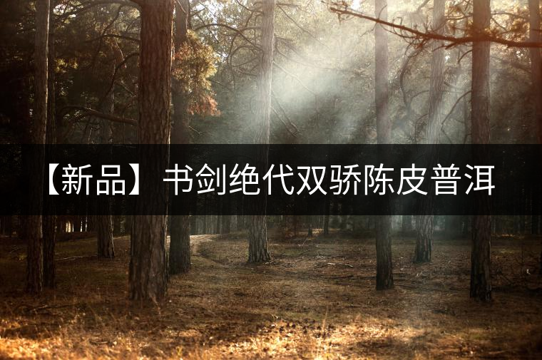 【新品】書(shū)劍絕代雙驕陳皮普洱即將上市