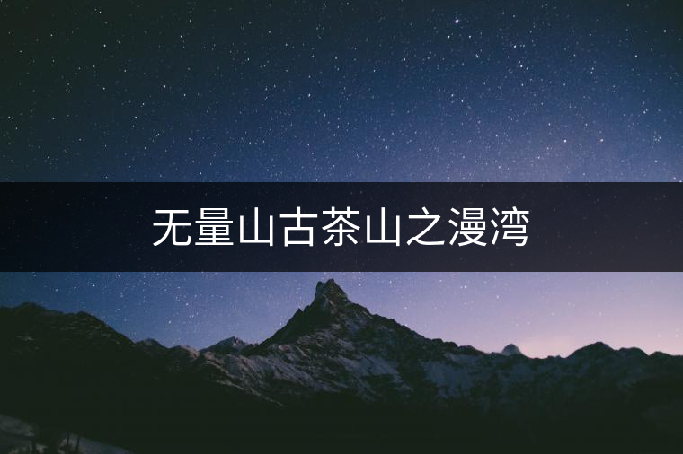 無量山古茶山之漫灣