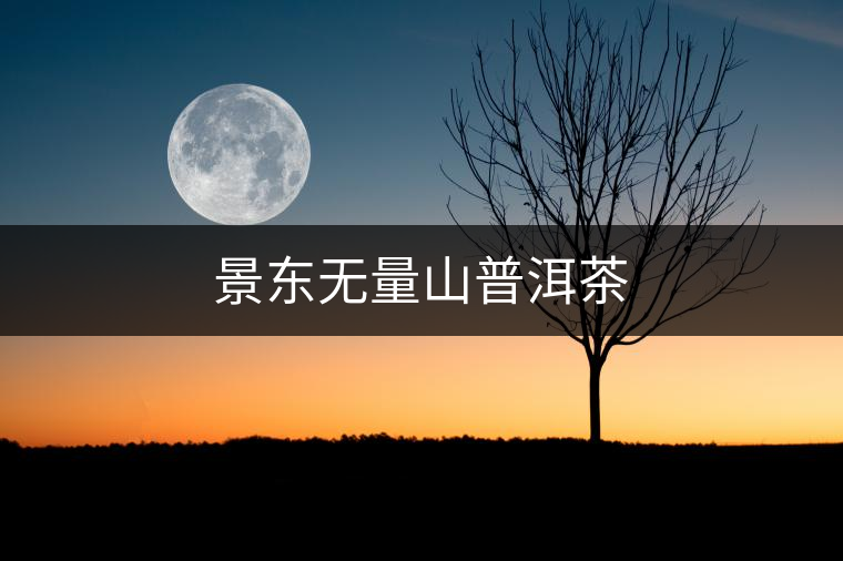 景東無(wú)量山普洱茶