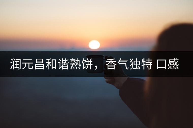 潤元昌和諧熟餅，香氣獨特 口感厚實