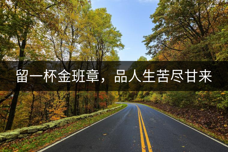 留一杯金班章，品人生苦盡甘來