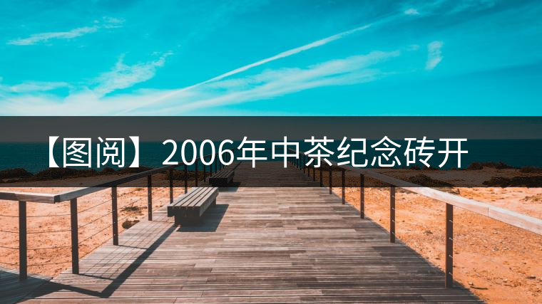 【圖閱】2006年中茶紀(jì)念磚開湯