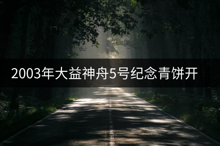 2003年大益神舟5號(hào)紀(jì)念青餅開湯 2003年大益神舟5號(hào)紀(jì)念青餅開湯