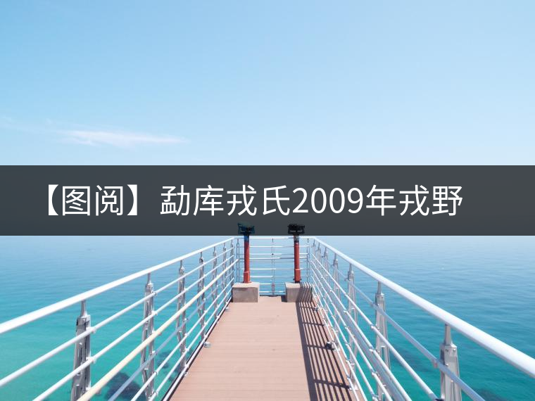 【圖閱】勐庫戎氏2009年戎野原香開湯