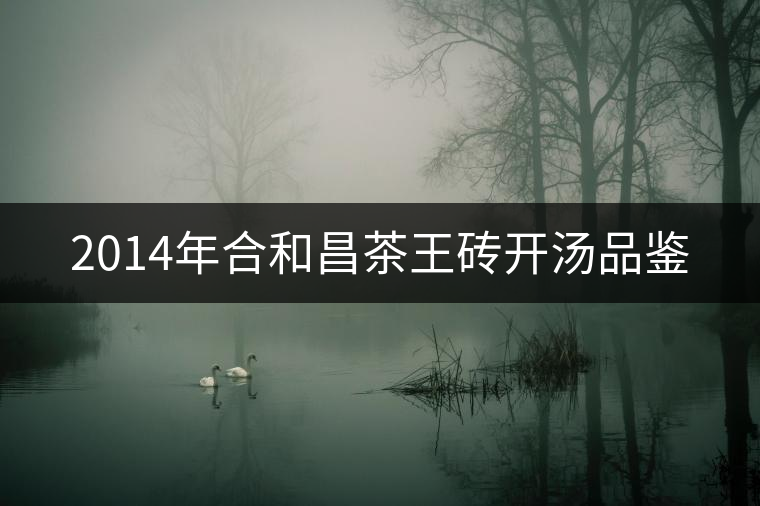 2014年合和昌茶王磚開湯品鑒
