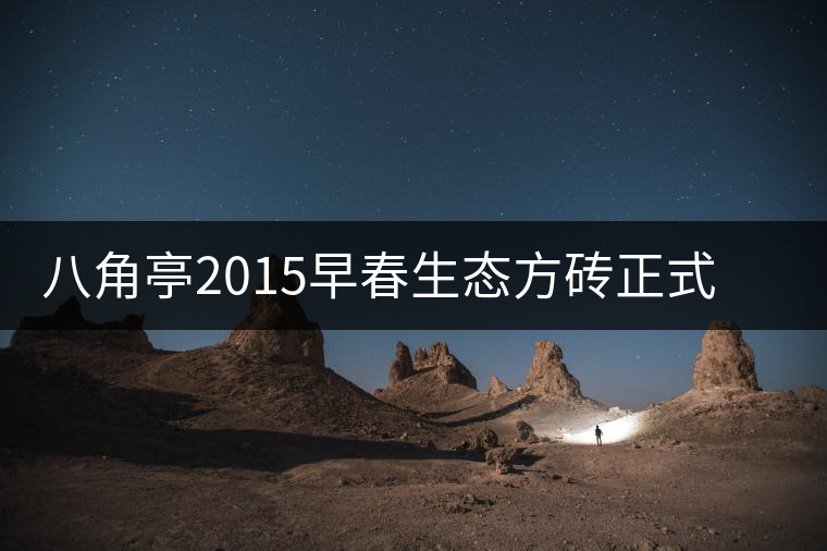 八角亭2015早春生態(tài)方磚正式上市茶界大神如何評(píng)價(jià)