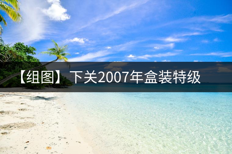 【組圖】下關(guān)2007年盒裝特級沱茶開湯
