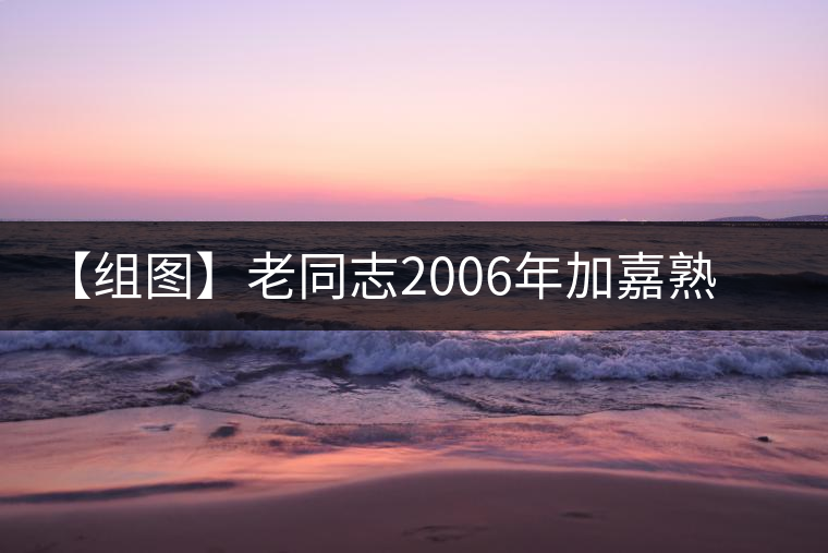 【組圖】老同志2006年加嘉熟磚開(kāi)湯