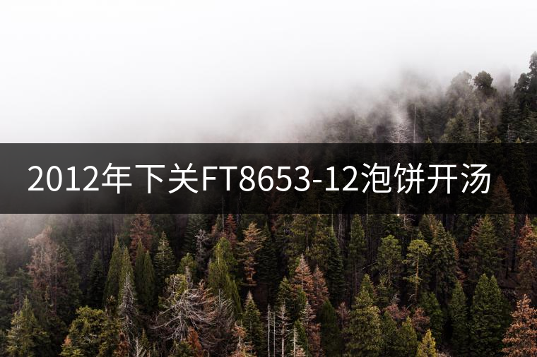 2012年下關(guān)FT8653-12泡餅開(kāi)湯品鑒 2012年下關(guān)FT8653-12泡餅開(kāi)湯品鑒