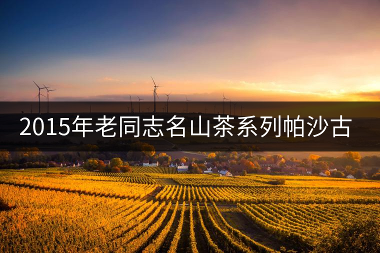 2015年老同志名山茶系列帕沙古樹開湯