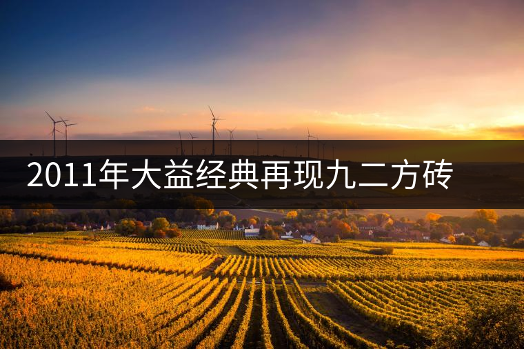 2011年大益經(jīng)典再現(xiàn)九二方磚(生茶)開湯 2011年大益經(jīng)典再現(xiàn)九二方磚(生茶)開湯