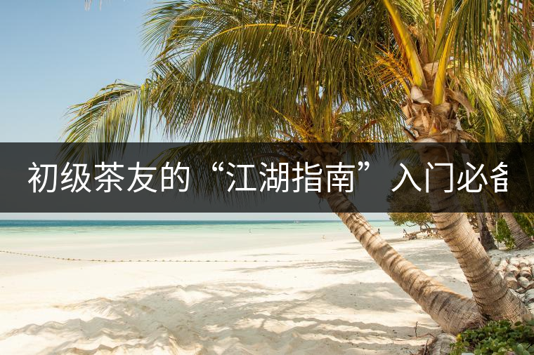 初級(jí)茶友的“江湖指南”入門必備白皮書！