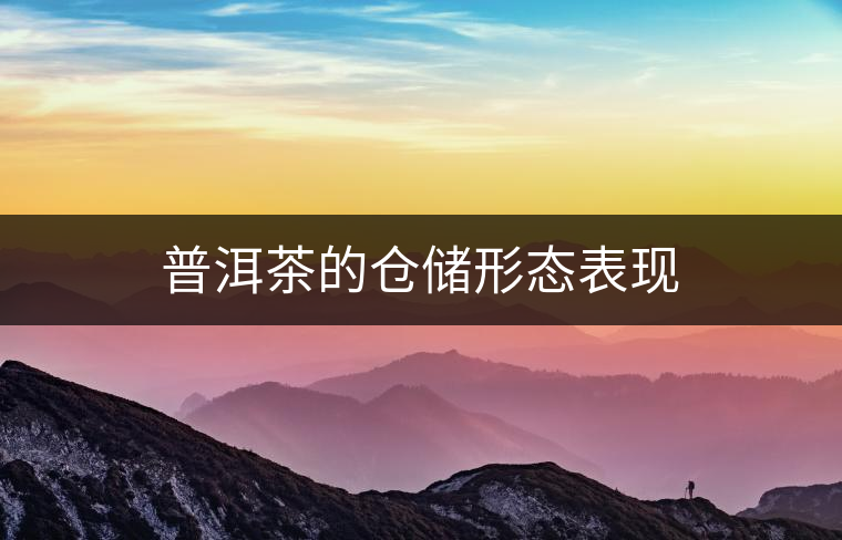 普洱茶的倉儲形態(tài)表現(xiàn)