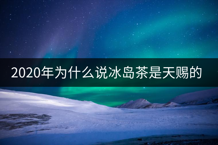 2020年為什么說冰島茶是天賜的好茶？