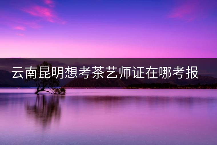 云南昆明想考茶藝師證在哪考報(bào)名及考試時(shí)間，哪個(gè)學(xué)校好？