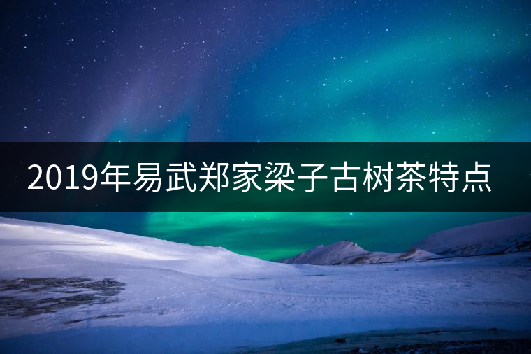 2019年易武鄭家梁子古樹茶特點介紹
