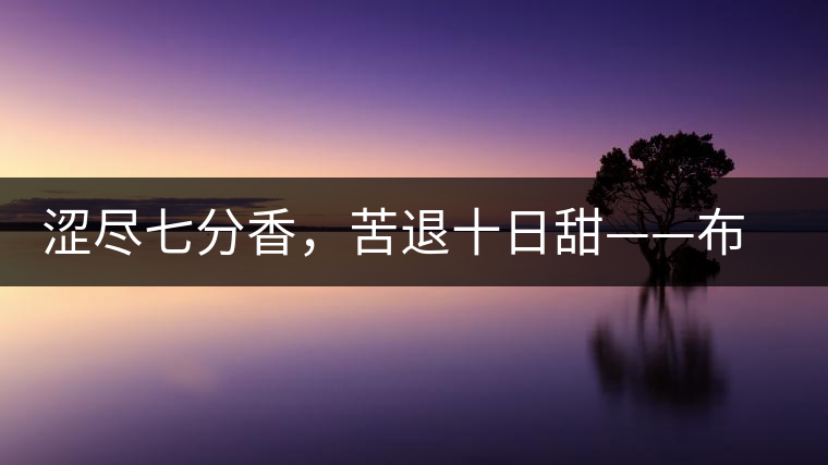澀盡七分香，苦退十日甜——布朗山千年古寨曼新龍