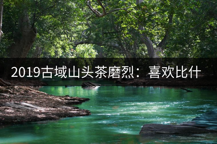 2019古域山頭茶磨烈：喜歡比什么都重要！