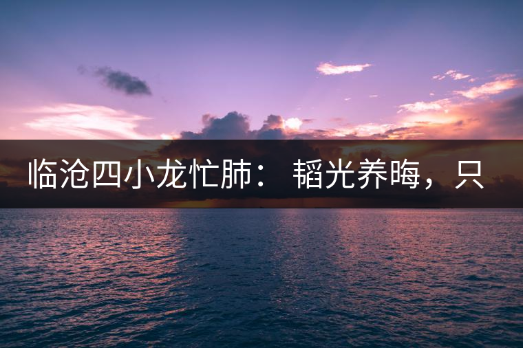 臨滄四小龍忙肺： 韜光養(yǎng)晦，只為綻放！
