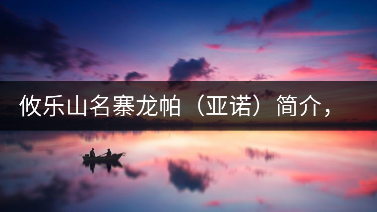 攸樂山名寨龍帕（亞諾）簡介，亞諾古樹茶特點