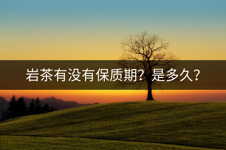 巖茶有沒有保質(zhì)期？是多久？