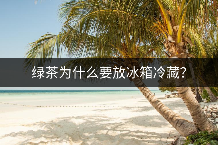 綠茶為什么要放冰箱冷藏？