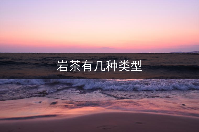巖茶有幾種類型