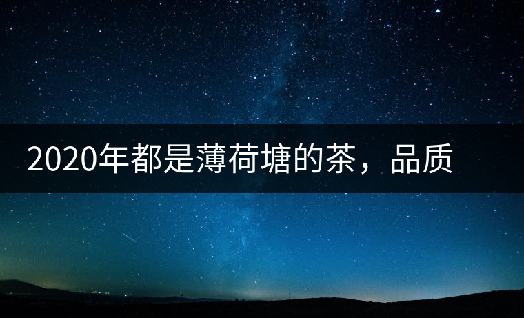2020年都是薄荷塘的茶，品質(zhì)差別為什么這么大-易武中聘號(hào)