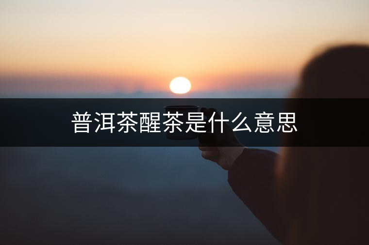 普洱茶醒茶是什么意思