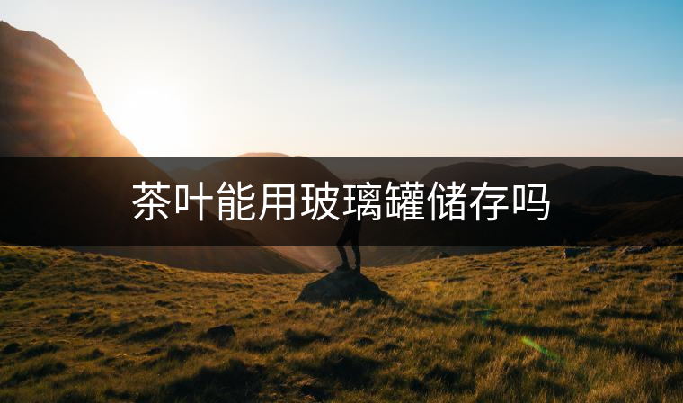 茶葉能用玻璃罐儲存嗎