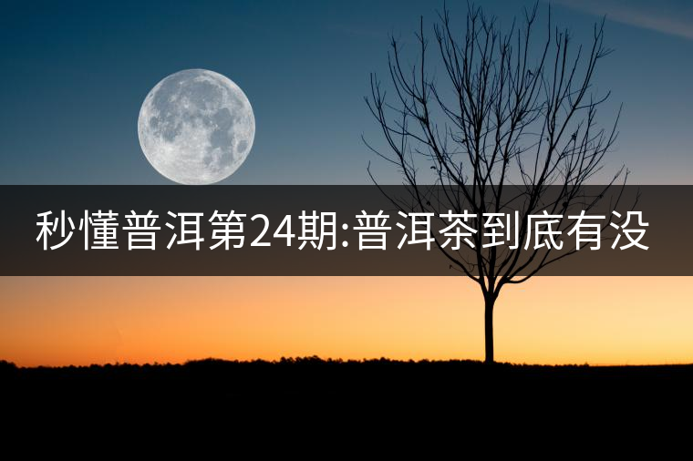 秒懂普洱第24期:普洱茶到底有沒有收藏價(jià)值？