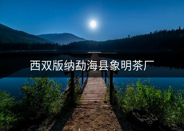 西雙版納勐?？h象明茶廠