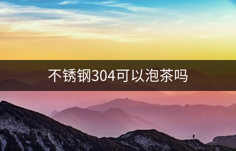 不銹鋼304可以泡茶嗎