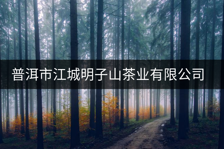 普洱市江城明子山茶業(yè)有限公司簡介