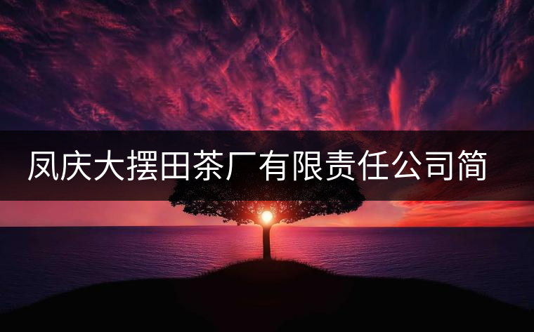 鳳慶大擺田茶廠有限責(zé)任公司簡介